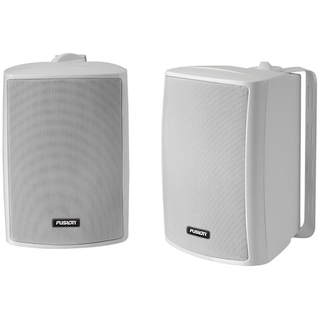 Fusion 4" Compact Marine Box Speakers - (Pair) White MS-OS420